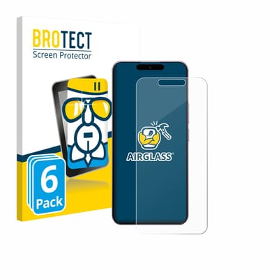 Screenprotector 6 Stuks voor Oukitel P1 Pro Beschermglas transparant