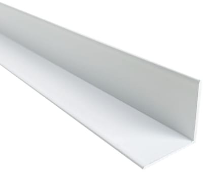 Aluminium Hoekprofiel - Hoeklijst Metaal - Projecten Afwerken - Duurzaam Aluminium - 30mm x 30mm - Wit