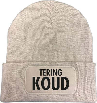 Tering koud wintermuts almond - soBAD. | Wintersport| Après ski outfit Warme Muts voor Volwassenen | Heren en Dames Beanie