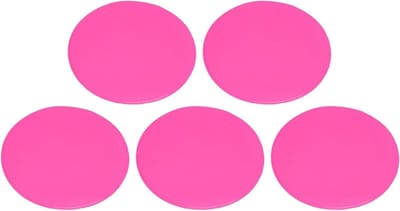 Voetbal Disc Kegels - Trainingsschijven Markers - Sport Training - Huidvriendelijk Materiaal - 5 Stuks - Felle Kleuren