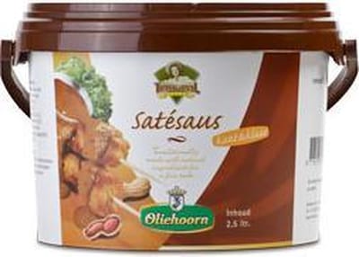 Oliehoorn | Satesaus Kant en Klaar | Emmer 2,5 liter