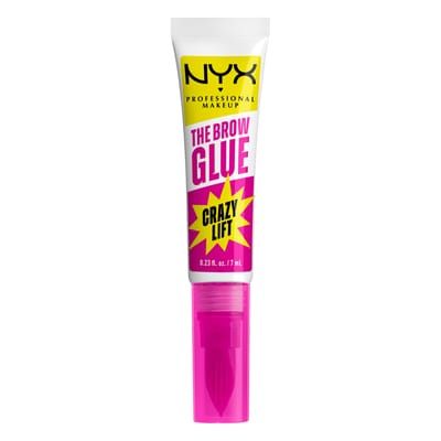 NYX Professional Make Up The Brow Glue Crazy Lift Wenkbrauwgel - 24 uur high grip - Voor een gelifte & gelamineerde look - 1ST