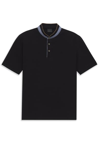 Bugatti Herren Polo Modern Fit van puur katoen