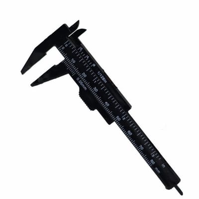 Mini schuifmaat - 80mm/8cm - Zwart - Meetinstrument - Precisie gereedschap - Compacte schuifmaat - Meetgerei - Jonyx