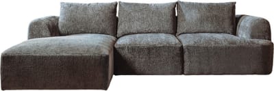 Tower living canterbury 2,5-ar + chaise l - mona 464 cement grey