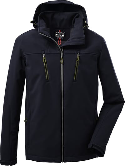 Killtec KOW 163 Men Softshell Jacket - Softshell - Heren - Zwart - Maat XXL