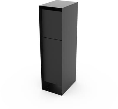 Pakketbrievenbus Pakun Zwart Lengte: 300 - Breedte: 450 - Hoogte: 1200