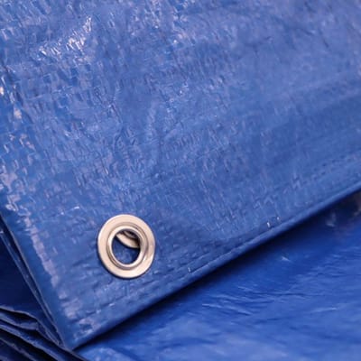 Afdekzeil robuust - Waterdicht - UV-bestendig - Dekzeil 4 x 5 m - Bescherming voertuigen - Bouwplaatafdekking - Tuinmeubelbescherming - Zeildoek