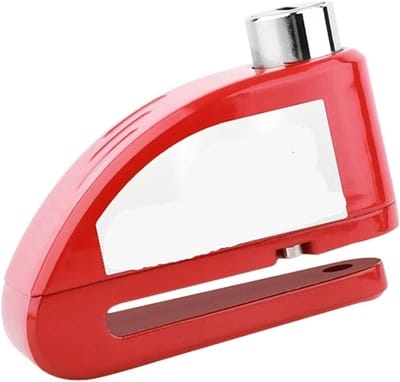 Motor Schijfslot - Motorslot Alarm - Diefstal Beveiligen - 130DB Alarm - 1 cm - Rood