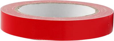 Canvas tape, B: 19 mm, rood, 25 m/ 1 rol