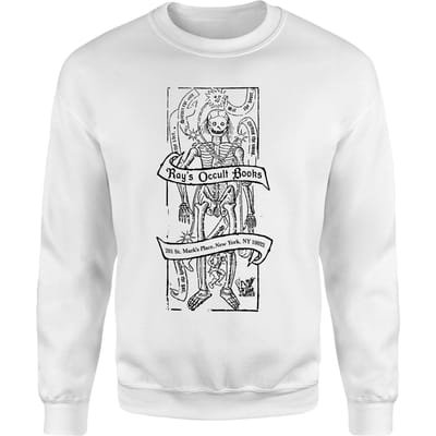 Ghostbusters Ray's Occult Candle Sweatshirt - White - XL