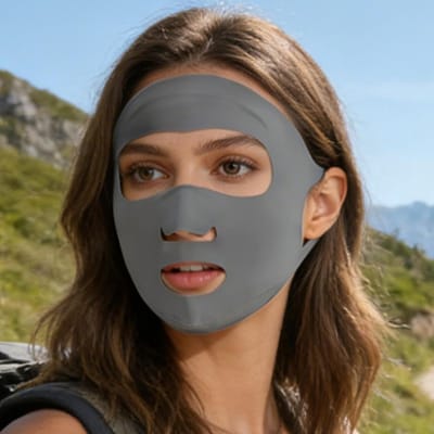 Face Balaclava Cover - Lichtgewicht ademende UV-hoofddeksels | Buiten Fietsen Wandelen Stof Windbarrière Nekhoes Sjaal Vizier Drape Wrap Woestijn Motor Hardlopen Trekking Koeling