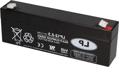 Loodaccu 12V 2,3Ah AGM batterij NSA LP12-2,3 T1 VDs batterij 2,1 Ah 2,2 Ah alarminstallatie noodstroom UPS etc.