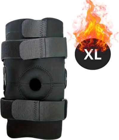 Nivard Kniebrace - Sportbrace Knie - Knee Sleeves - Knee Sleeves Powerlifting - Compressie Knie Brace - Knee Wraps - Knee Support - Dames - Heren - Stabiel - Maat XL