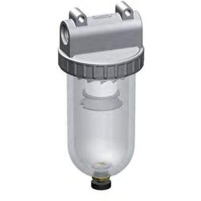 Filter 5microns G1/2'' 4000l/min Semi-Auto Beschermende Kooi Polycarbonaat Standaard 3