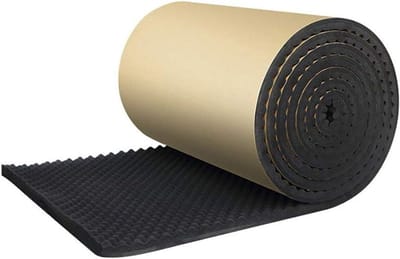 Auto Isolatie - Geluidsisolatie Schuim - Geluidsdemping Auto - Warmte en Geluid - 100x50cm - Zwart