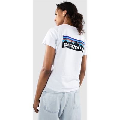 Patagonia P-6 Logo Responsibili T-Shirt wit