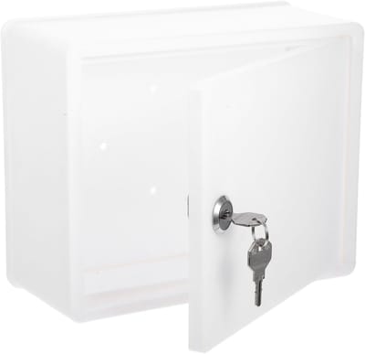 Brievenbus Met Slot - Veiligheidspostbak - Aan Muur Bevestigen - Inclusief Twee Sleutels - 95 x 175 x 95 cm