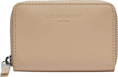LIEBESKIND BERLIN Leren Portemonnee Paper Bag Carter Eliza Wallet Sandy Lichtbruin