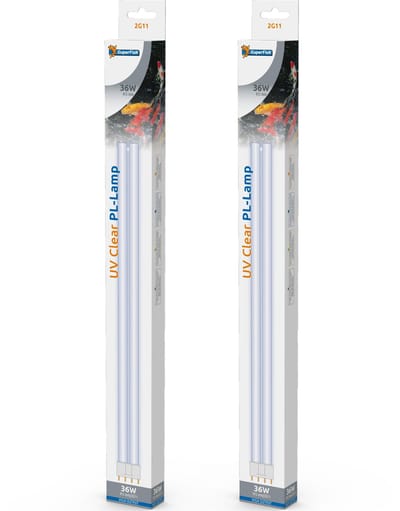 Superfish UV PL 36 watt vervangingslamp 2 stuks