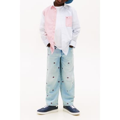 Tommy Hilfiger Boys Baggy Wavy Flag Loose Jeans Größe: 10 | Jeans Outlet | kids