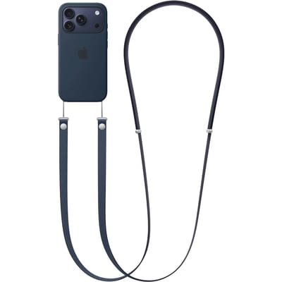123watches Telefoonkoord Aeria Crossbody - blauw - Geschikt voor iPhone en andere smartphones