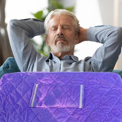 Verwarmde deken - Elektrische plaid - Comfort op reis - Snelle verwarming - 60x80cm - Grijs