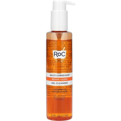 RoC, Multi Correxion, Nettoyant Gel Revive Plus Éclat, à la Vitamine C, 6 fl oz (177 ml)
