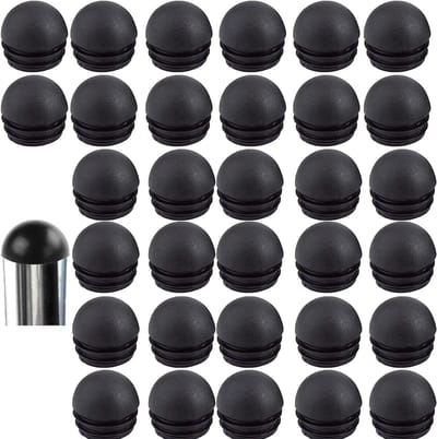 Beschermende eindkappen voor ronde stoelbuizen, zwart rubber, 32 stuks, 25 mm, meubelaccessoires, vloerbescherming, slijtvast