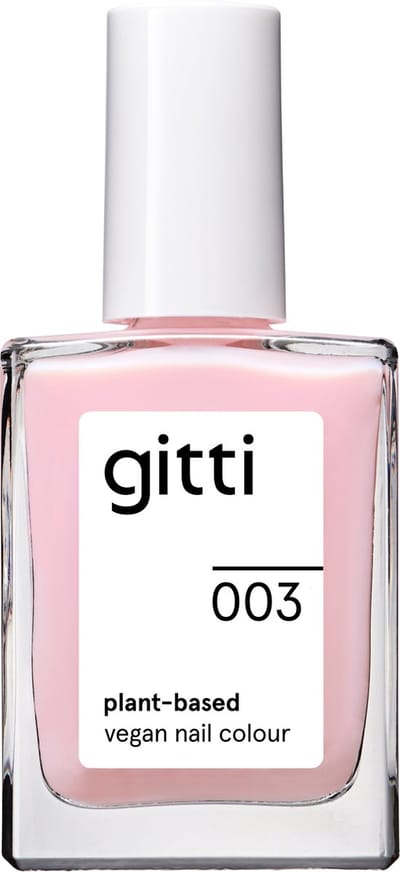Gitti No. 003 - Glassy Blush - nagellak - minimaal 82% natuurlijk - 23 vrij - manicure - blijft 7 dagen zitten