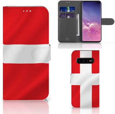 Samsung Galaxy S10 Plus Bookstyle Case Denemarken
