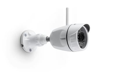 Beveiligingscamera Buiten - Buitencamera met nachtzicht - Robuuste Bewakingscamera - IP Camera - Wifi - Full HD 1080P - Werkt met Tuya App en Google Home - Waterbestendig (HWC401)