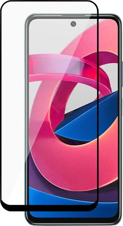 Full Screenprotector geschikt voor Xiaomi Poco M4 Pro 5G - Beschermglas Glazen Screen Protector