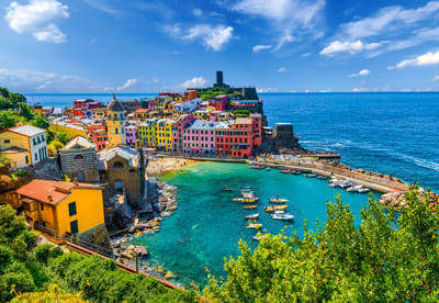 Castorland legpuzzel Vernazza Italië - 1000 stukjes puzzelspel.