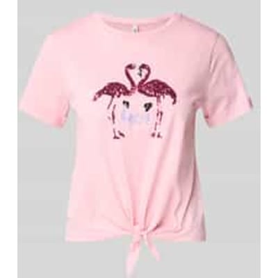 regular fit T-shirt van puur katoen model 'DORA LIFE'