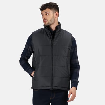 Regatta Herentoegang Geïsoleerde Bodywarmer (Afdichting Grijs/Zwart)