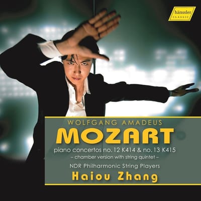 NDR Philharmonic String Players, Haiou Zhang - Mozart: Piano Concertos No. 12 K. 414 & No. 13 K. 415 (CD)