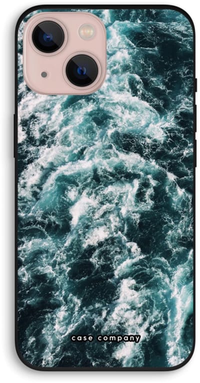 Case Company® - Hoesje geschikt voor iPhone 13 hoesje - Zee golf - Biologisch Afbreekbaar Telefoonhoesje - Bescherming alle Kanten en Schermrand