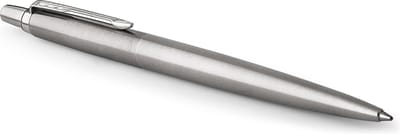 Parker Jotter Gel pen | Roestvrij staal met chroom detail | Medium punt zwarte inkt (0,7 mm) | Geschenkdoos