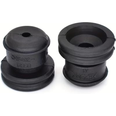 Couvercle de Moteur de Voiture Joint en Caoutchouc Décoratif Coussinet d'Amortissement pour Roulement Convient pour Corolla Vios Levin - Durable, Haute Qualité, Facile à Installer noir