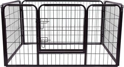 PawHut Welpenauslauf Welpenfreigehege Freigehege Laufstall Laufgitter Welpenzaun 70 x 80 cm