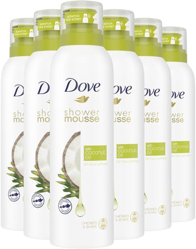 Dove - Shower Mousse - Coconut Oil - 6 x 200 ml