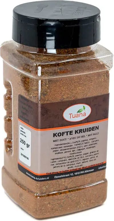 Tuana Kruiden - Kofte Kruiden Met Zout - 160 Gram - MP-K-0042