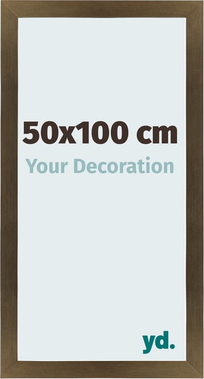 Your Decoration - Fotolijst 50x100 cm - MDF - Brons Decor - Mura