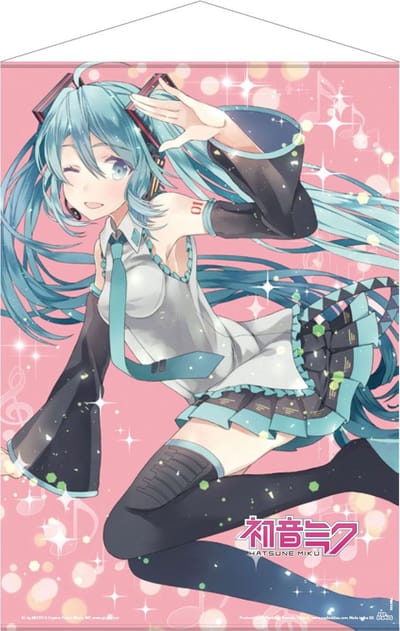 POPbuddies Hatsune Miku Wallscroll Pink Glitter Miku 50 x 70 cm Poster & Wallscrolls