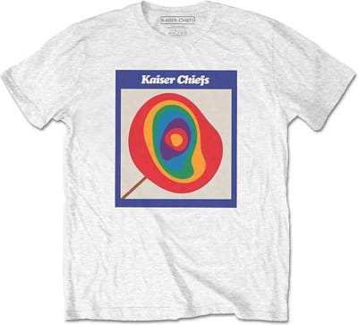 Kaiser Chiefs - Lollipop Heren T-shirt - S - Wit