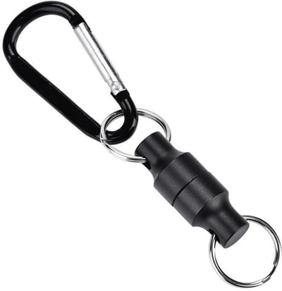 Dailygoody - Magnetische Clip - Sterke Magneet - Duurzaam en Betrouwbaar - Zwart - Voor Vissen en Outdoor - Ideaal voor Netten en Gereedschap