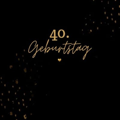 40. Geburtstag- Gästebuch Blanko - Julia S. Klein