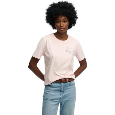 Superdry - Luxe Casual Relaxed T-shirt - Dames - T-shirts