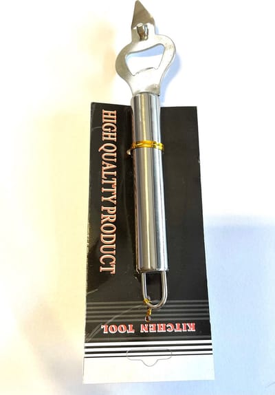 Flesopener - Pot opener - Opener - Zilver